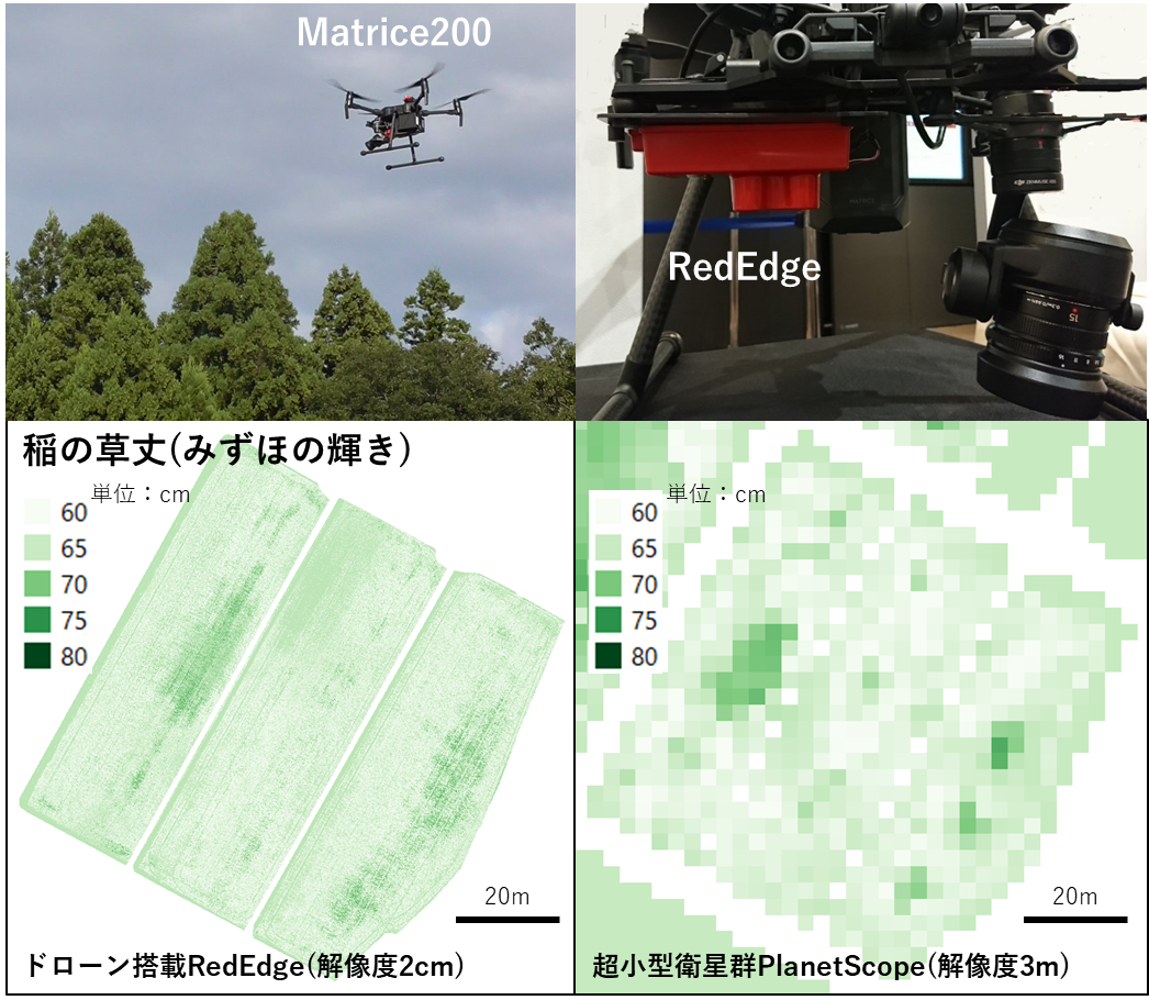 衛星やドローンを活用したスマート農業